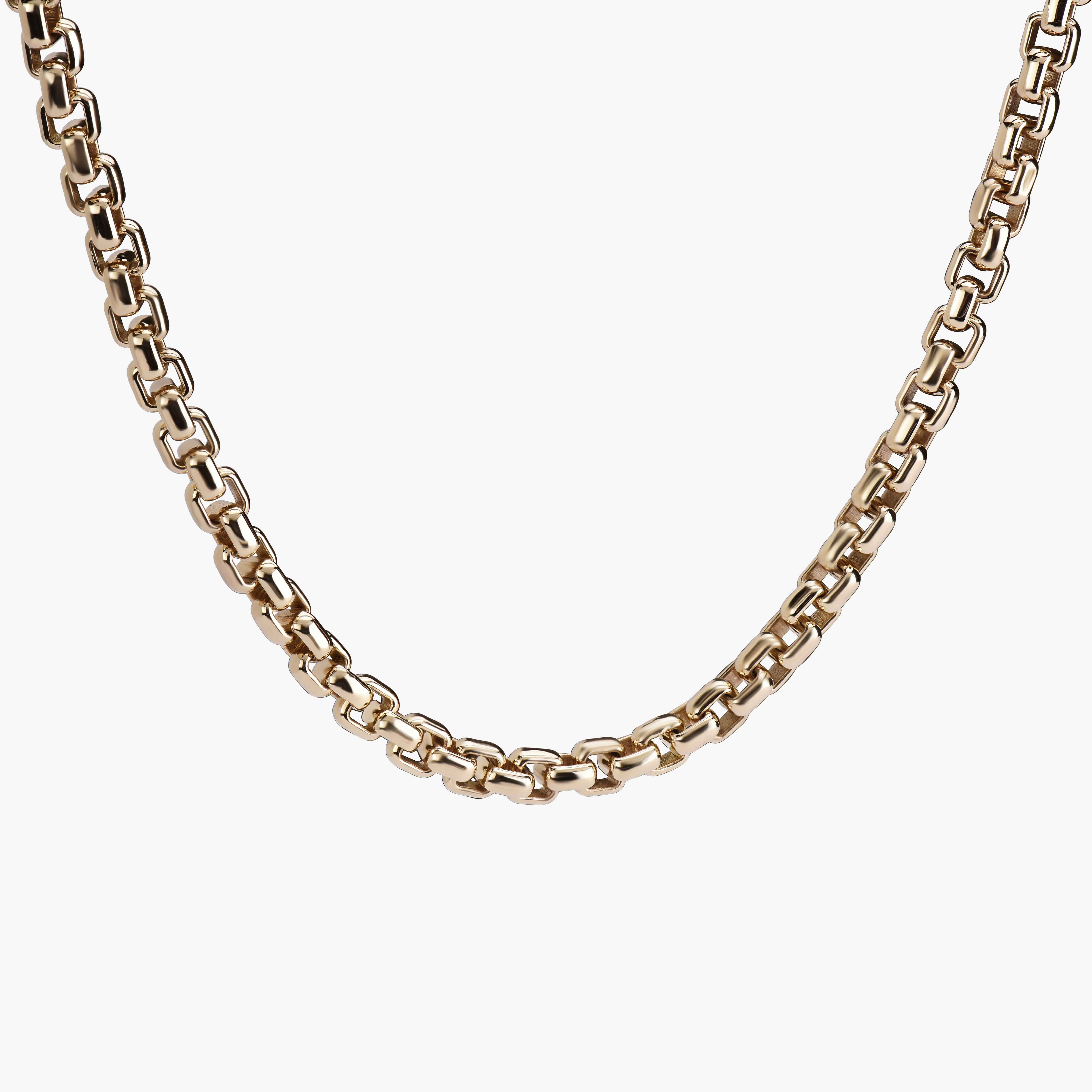 گردنبند طلا box chain 