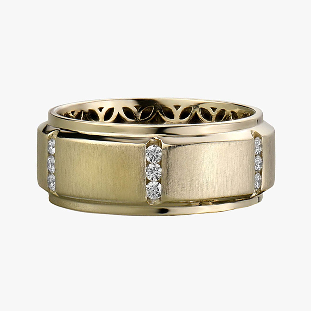 انگشتر طلا زنانه بدون نگین با قیمت