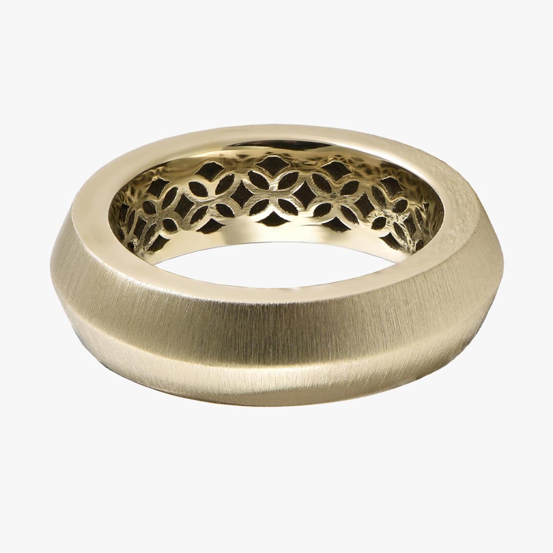 انگشتر طلا زنانه بدون نگین با قیمت