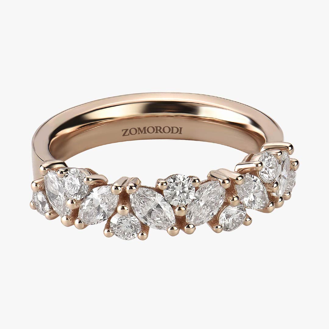 انگشتر طلا زنانه بدون نگین با قیمت