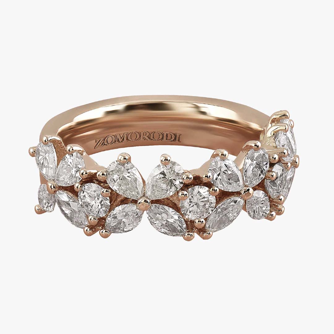 انگشتر طلا زنانه بدون نگین با قیمت