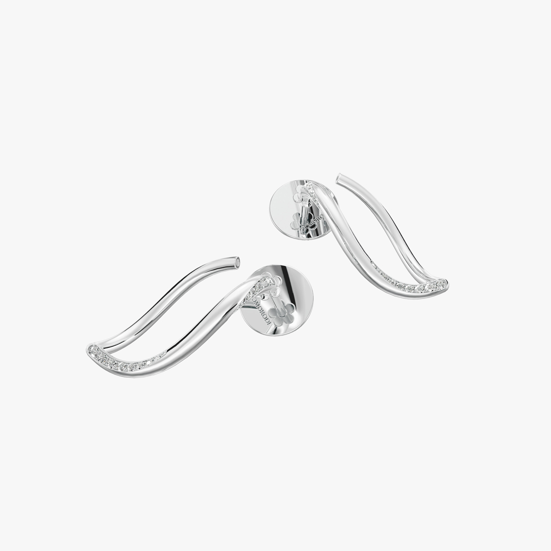 گوشواره جواهر طرح الیزه