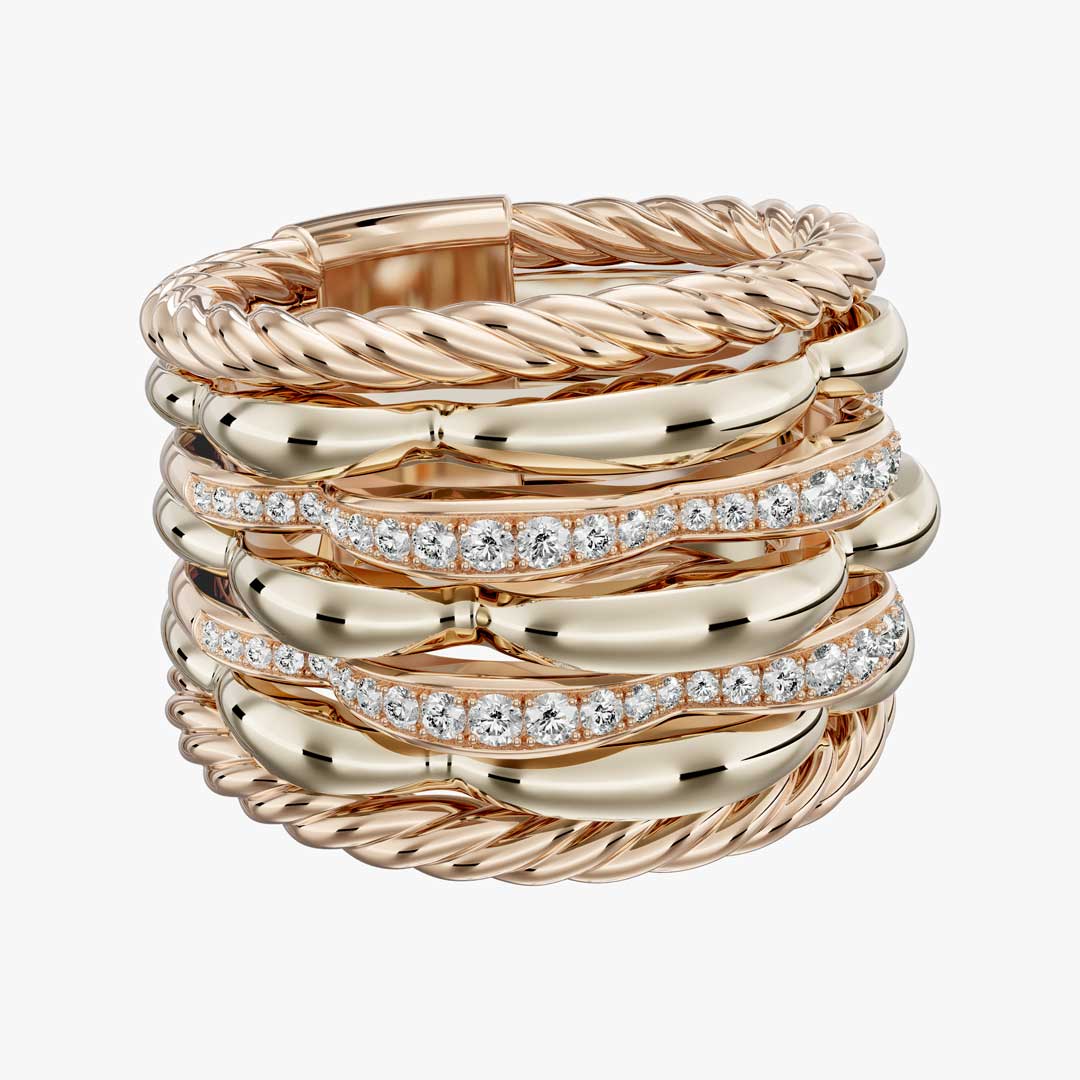 انگشتر جواهر طرح بوریا