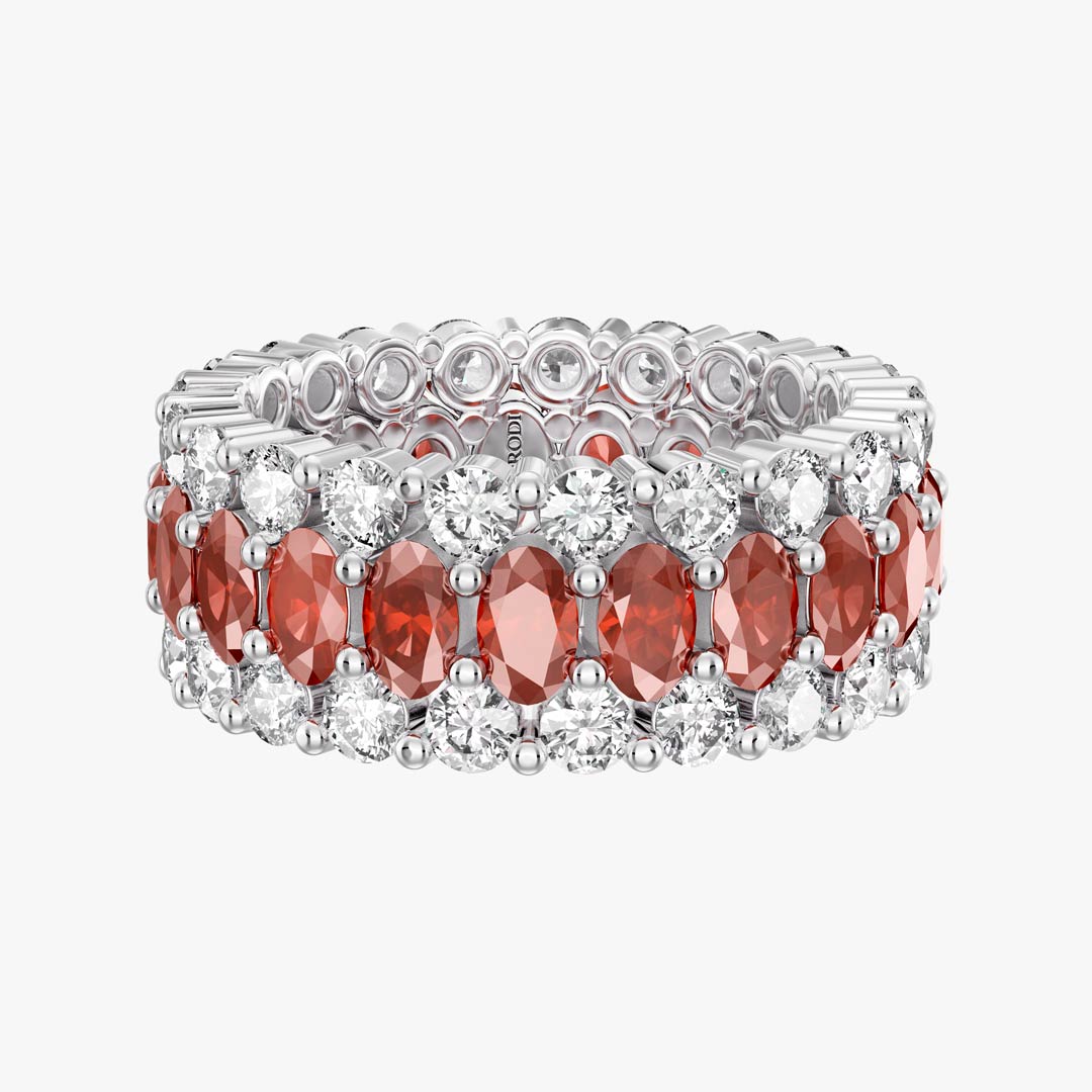 انگشتر جواهر یاقوت سرخ طرح اسکارلت