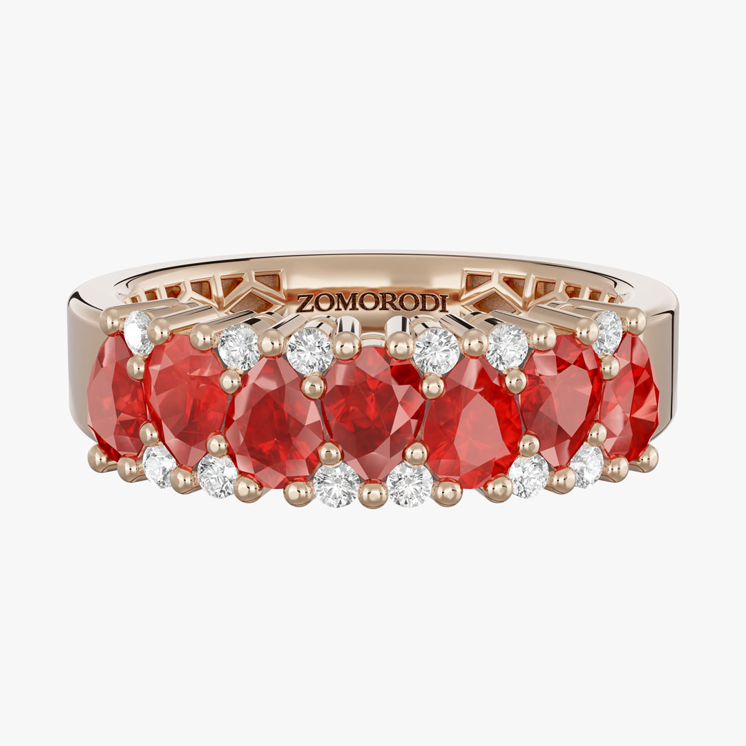 انگشتر جواهر طرح بلادی اسکای