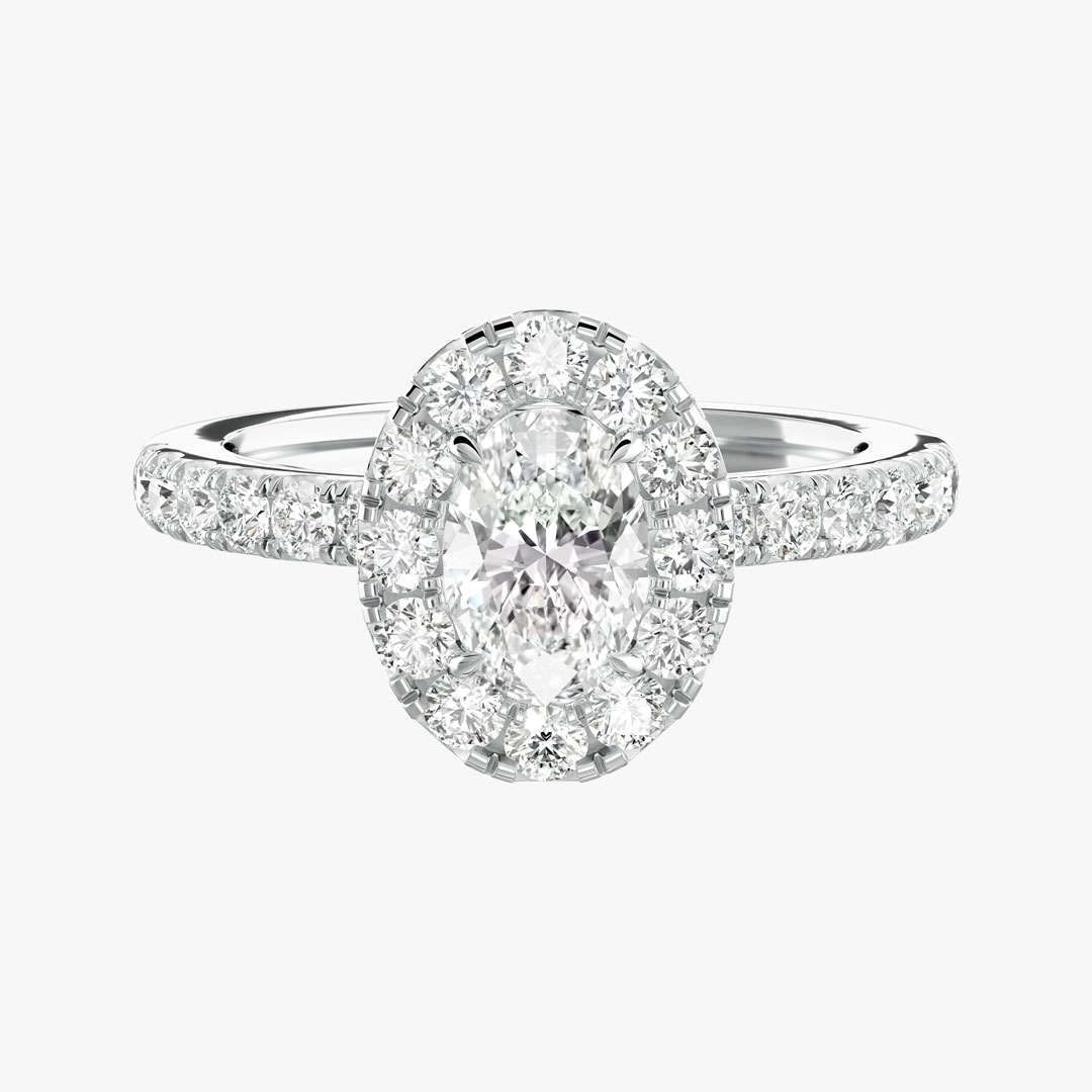 حلقه ازدواج اووال طرح فیدلیتی (0.50 قیراط)