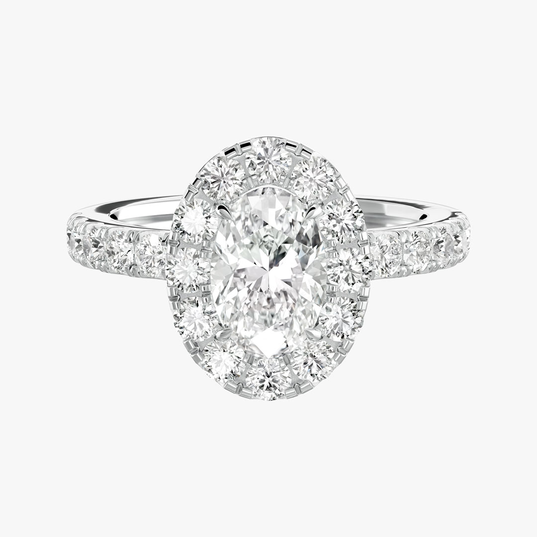 حلقه ازدواج اووال طرح فیدلیتی (0.82 قیراط)