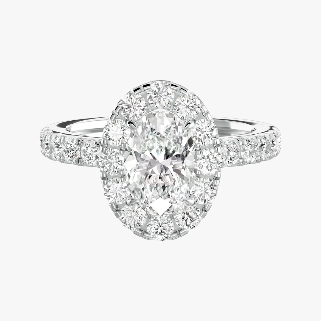 حلقه ازدواج اووال طرح فیدلیتی (0.90 قیراط)