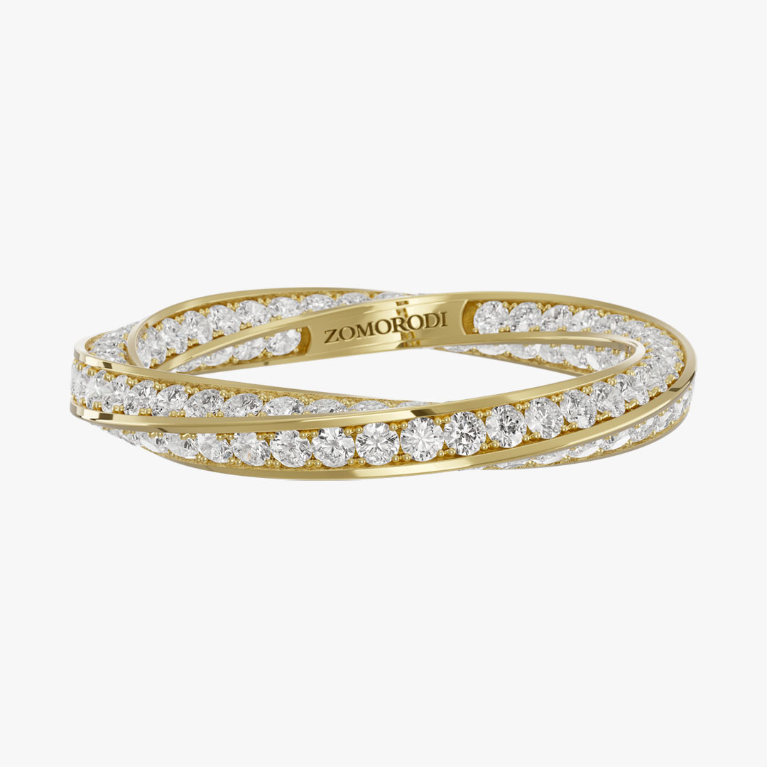 انگشتر طلا زنانه بدون نگین با قیمت